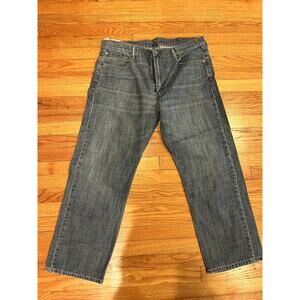 Levis 569 38x32 Loose Straight Distressed Look Jeans
